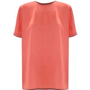 Kocca, Dames, Blouses & Shirts, Rood, Maat: S Viscose,