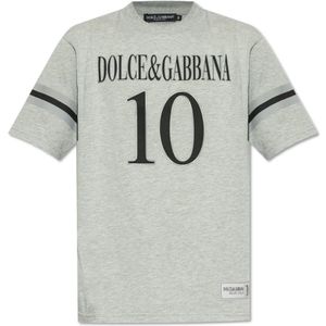 Dolce & Gabbana, Heren, Tops, Grijs, Maat: M