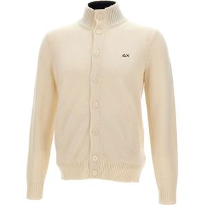 Sun68, Heren, Truien, Wit, Maat: M Wol,