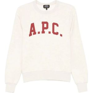 A.p.c., Heren, Sweatshirts & Hoodies, Beige, Maat: M