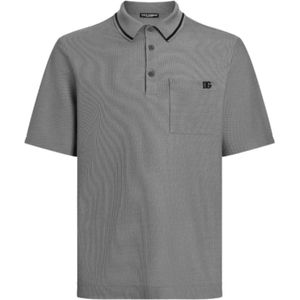 Dolce & Gabbana, Heren, Tops, Grijs, Maat: L Katoen,