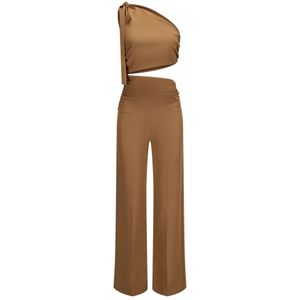 Nicowa - Amoliwa - Asymmetrische Jumpsuit - Bruin