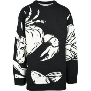 Jil Sander, Heren, Truien, Zwart, Maat: M Wol,