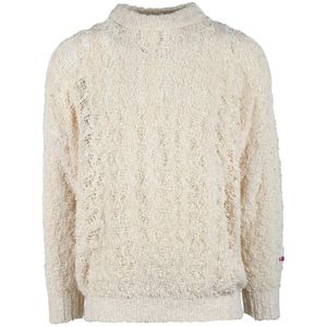 Longo, Heren, Truien, Beige, Maat: L Katoen,