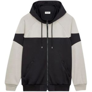 Saint Laurent, Heren, Sweatshirts & Hoodies, Zwart, Maat: M Katoen,