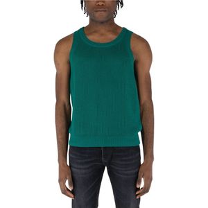 Drole de Monsieur, Heren, Tops, Groen, Maat: M Katoen,