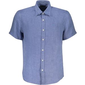 North Sails, Heren, Overhemden, Blauw, Maat: M Katoen,