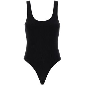 L'Agence, Dames, Badkleding, Zwart, Maat: M Katoen,