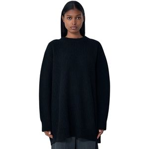 MM6 Maison Margiela, Dames, Truien, Zwart, Maat: M Wol,