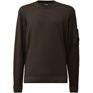 C.p. Company, Heren, Sweatshirts & Hoodies, Bruin, Maat: XL