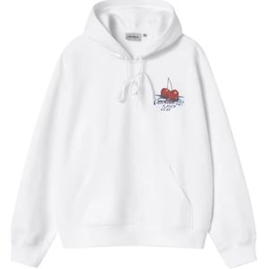 Carhartt Wip, Heren, Sweatshirts & Hoodies, Wit, Maat: M