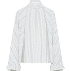 Margaux Lonnberg, Dames, Blouses & Shirts, Wit, Maat: S Katoen,