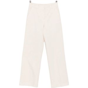 Peserico, Dames, Broeken, Beige, Maat: S