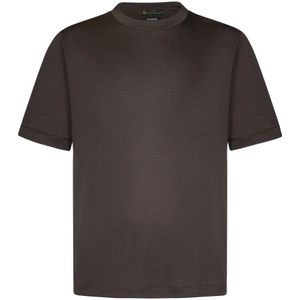 Franzese Collection, Heren, Tops, Bruin, Maat: 2XL Wol,