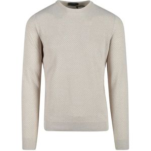 Ferrante, Heren, Truien, Beige, Maat: 3XL Katoen,