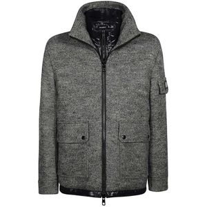 Dolce & Gabbana, Heren, Jassen, Grijs, Maat: XL Wol,