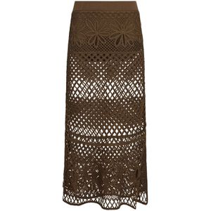 Pinko, Dames, Rokken, Groen, Maat: L Viscose,