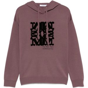 Max Mara, Dames, Sweatshirts & Hoodies, Paars, Maat: XS