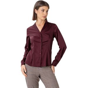 Kocca, Dames, Blouses & Shirts, Paars, Maat: XL Zijde,