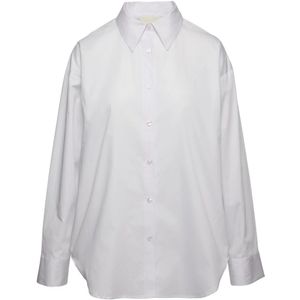 Wakakuu Icons, Dames, Blouses & Shirts, Wit, Maat: XS Katoen,