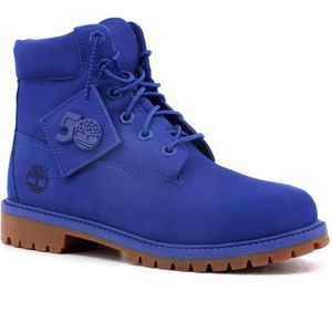 Timberland - Lace-up Boots - Blauw - Leer - Enkellaarsjes