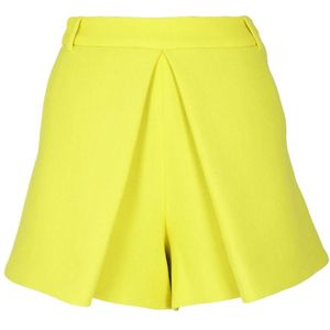 Alexandre Vauthier, Dames, Korte broeken, Geel, Maat: 2XS Viscose,