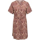 Carshilla - Midi-jurk - V-Hals - Knielengte - Regular Fit