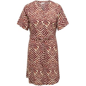 Carshilla - Midi-jurk - V-Hals - Knielengte - Regular Fit