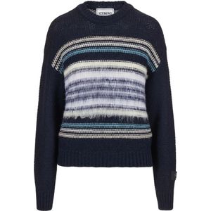 Iceberg, Dames, Truien, Blauw, Maat: S Wol,