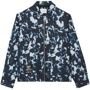 Lacoste, Heren, Jassen, Veelkleurig, Maat: S Zijde,