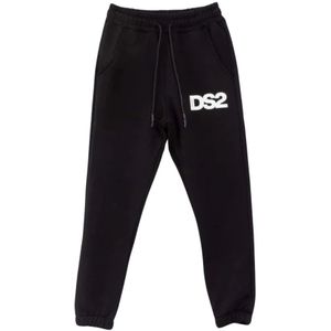 Dsquared2, Heren, Broeken, Zwart, Maat: XS
