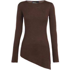 Cortana, Dames, Tops, Bruin, Maat: 2XS Wol,