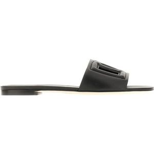 Dolce & Gabbana - Sandalen - Zwart - Kalfsleer