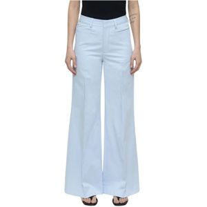 Closed, Dames, Broeken, Blauw, Maat: W25 Katoen,