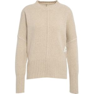 JEI O', Dames, Truien, Beige, Maat: S