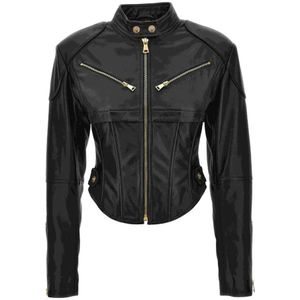 Versace Jeans Couture, Dames, Jassen, Zwart, Maat: 3XS