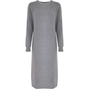 Kocca, Dames, Jurken, Grijs, Maat: L