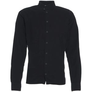 Hannes Roether, Heren, Overhemden, Zwart, Maat: L