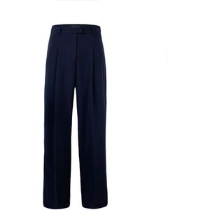 Liu Jo, Dames, Broeken, Blauw, Maat: S Viscose,