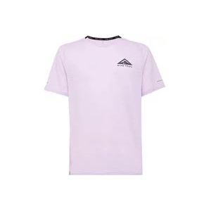 Nike Solar Chase Crew Neck T-Shirt , Purple , Heren , Maat: S