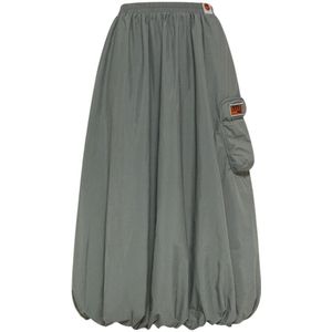 Dekker, Dames, Rokken, Grijs, Maat: S Nylon,