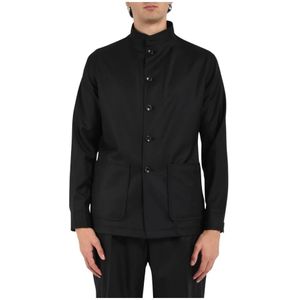 Tagliatore, Heren, Jassen, Zwart, Maat: M Wol,