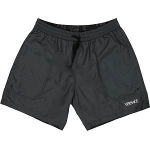 Versace, Heren, Badkleding, Zwart, Maat: S Zijde,