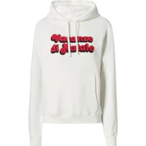 MC2 Saint Barth, Dames, Sweatshirts & Hoodies, Wit, Maat: XS Katoen,