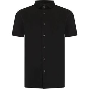 Valenza, Heren, Overhemden, Zwart, Maat: M