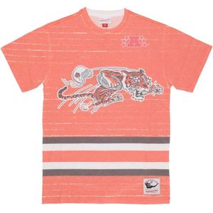 Mitchell & Ness, Heren, Tops, Veelkleurig, Maat: S Katoen,