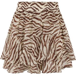 MC2 Saint Barth, Dames, Rokken, Bruin, Maat: XS Katoen,