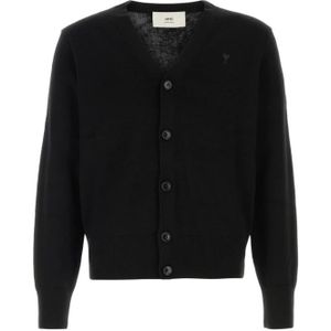 Ami Paris, Heren, Truien, Zwart, Maat: L