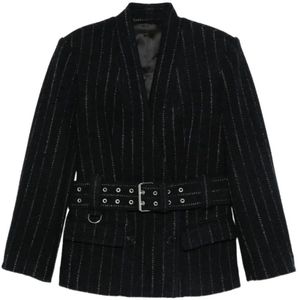 Isabel Marant, Dames, Jassen, Zwart, Maat: S Wol,