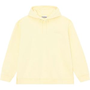 Ganni, Dames, Sweatshirts & Hoodies, Geel, Maat: 2Xs/Xs